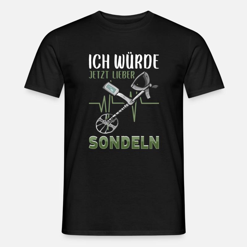 Sondeln - Männer T-Shirt - Schwarz