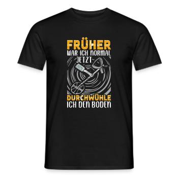 Sondeln - Männer T-Shirt - Schwarz - Vorne - AI Model Male 178 light (178cm)
