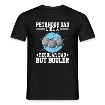 Petanque Boule Game Set Boccia - Men's T-Shirt - black - Front - AI Model Male 178 light (178cm)