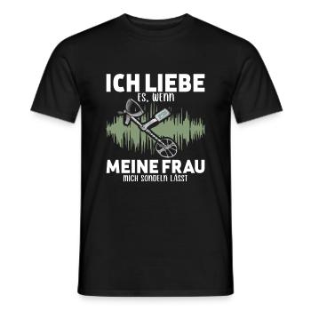 Sondeln - Männer T-Shirt - Schwarz - Vorne - AI Model Male 178 light (178cm)