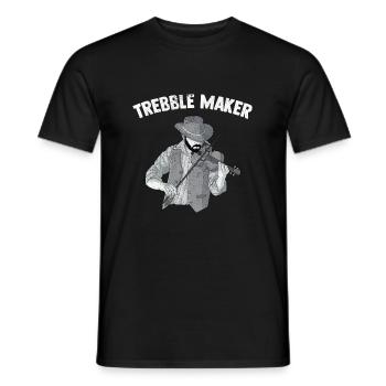 Violon Violon Viola Cello Musicien Instrument - T-shirt homme - noir - Devant - AI Model Male 178 light (178cm)