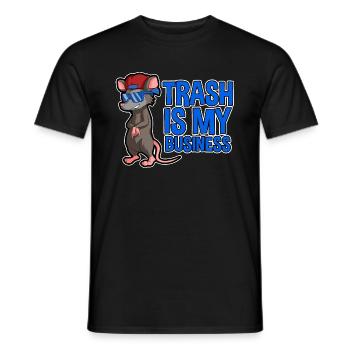 Possum design for opossum lovers and possum - Men's T-Shirt - black - Front - AI Model Male 178 light (178cm)