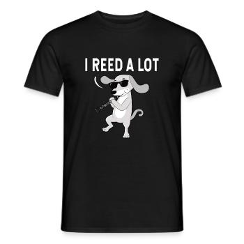 Clarinet Player Orchestra Musicians - Men's T-Shirt - black - Front - AI Model Male 178 light (178cm)