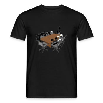 Clarinettiste Musiciens d’orchestre - T-shirt homme - noir - Devant - AI Model Male 178 light (178cm)