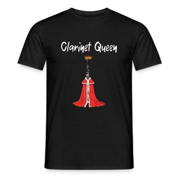 Clarinettiste Musiciens d’orchestre - T-shirt homme - noir - Devant - AI Model Male 178 light (178cm)