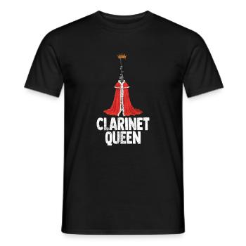 Clarinet Player Orchestra Musicians - Men's T-Shirt - black - Front - AI Model Male 178 light (178cm)