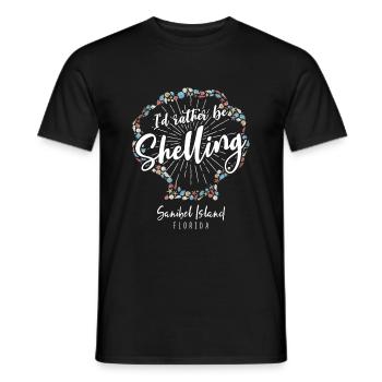Collecte de coquillages sur la plage Collecteurs de coquillages - T-shirt homme - noir - Devant - AI Model Male 178 light (178cm)