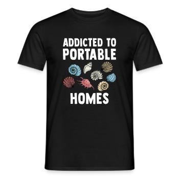Collecte de coquillages sur la plage Collecteurs de coquillages - T-shirt homme - noir - Devant - AI Model Male 178 light (178cm)