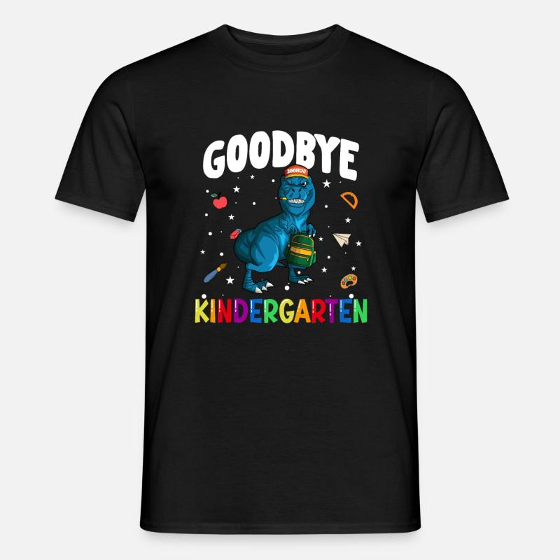 Goodbye Kindergarten - Männer T-Shirt - Schwarz
