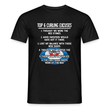 Attirer - T-shirt homme - noir - Devant - AI Model Male 178 light (178cm)