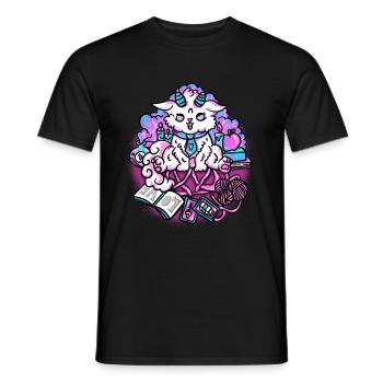 Démons Chat Invocation Mignon Cat Devil - T-shirt homme - noir - Devant - AI Model Male 178 light (178cm)