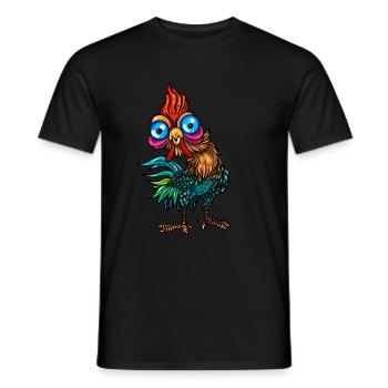 Lustiger Hahn Hühner Zucht Huhn Liebhaber - Männer T-Shirt - Schwarz - Vorne - AI Model Male 178 light (178cm)