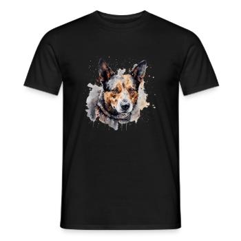 Bouvier australien - T-shirt homme - noir - Devant - AI Model Male 178 light (178cm)
