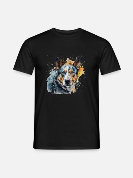 Bouvier australien - T-shirt homme - noir