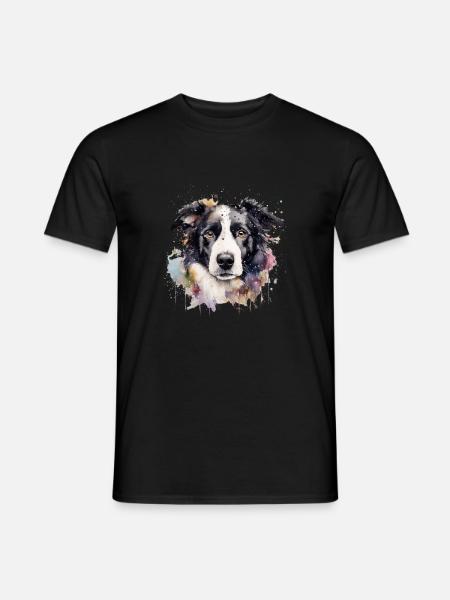 Border Collie - Men's T-Shirt - black