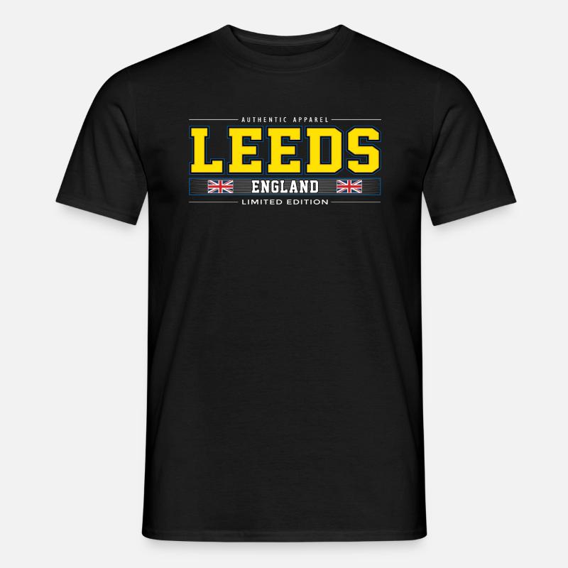 Leeds - Männer T-Shirt - Schwarz