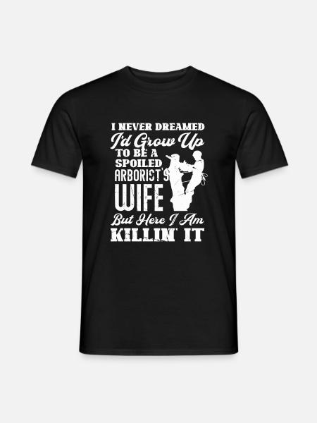 Bûcheron tronçonneuse arboriste - T-shirt homme - noir