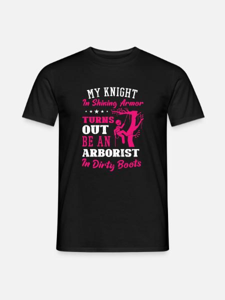 Lumberjack Chainsaw Arborist - Men's T-Shirt - black
