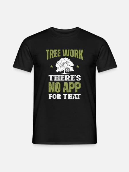 Lumberjack Chainsaw Arborist - Men's T-Shirt - black