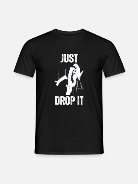 Bûcheron tronçonneuse arboriste - T-shirt homme - noir