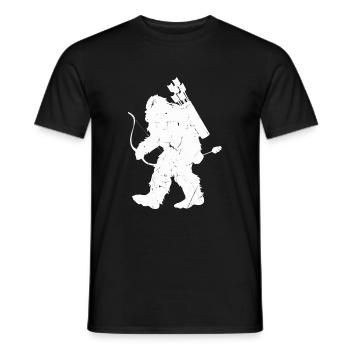 Archery Archery Bow - Men's T-Shirt - black - Front - AI Model Male 178 light (178cm)