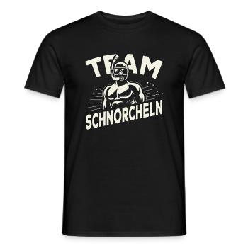 Schnorcheln Schnorchler Taucher Tauchen Schnorchel - Männer T-Shirt - Schwarz - Vorne - AI Model Male 178 light (178cm)