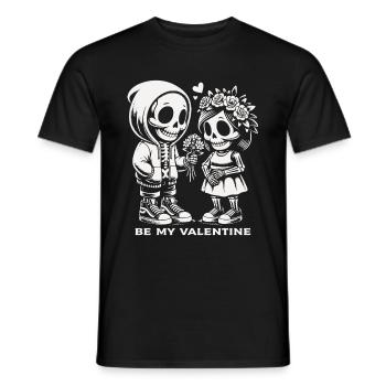 Be my Valentine - Männer T-Shirt - Schwarz - Vorne - AI Model Male 178 light (178cm)