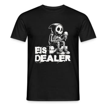 Eis Dealer - Männer T-Shirt - Schwarz - Vorne - AI Model Male 178 light (178cm)