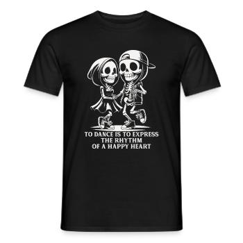 To Dance - Männer T-Shirt - Schwarz - Vorne - AI Model Male 178 light (178cm)