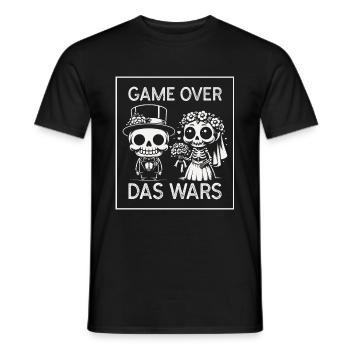 Game Over Das Wars Junggesellenabschied - Männer T-Shirt - Schwarz - Vorne - AI Model Male 178 light (178cm)