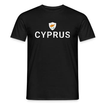 Zypern - Männer T-Shirt - Schwarz - Vorne - AI Model Male 178 light (178cm)