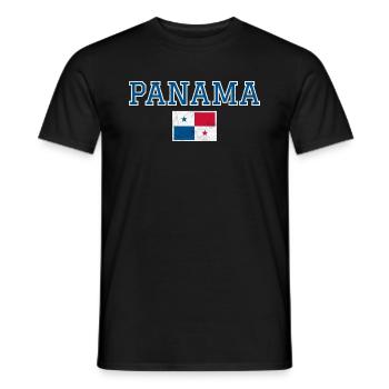 Panama - T-shirt homme - noir - Devant - AI Model Male 178 light (178cm)