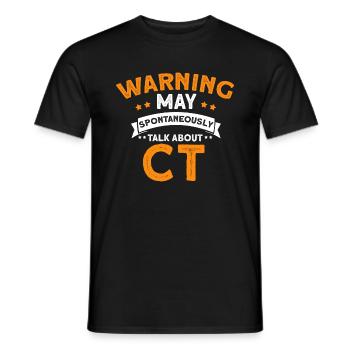 MRI Radiologie Radiologe CT Röntgen Papa Mama - Männer T-Shirt - Schwarz - Vorne - AI Model Male 178 light (178cm)