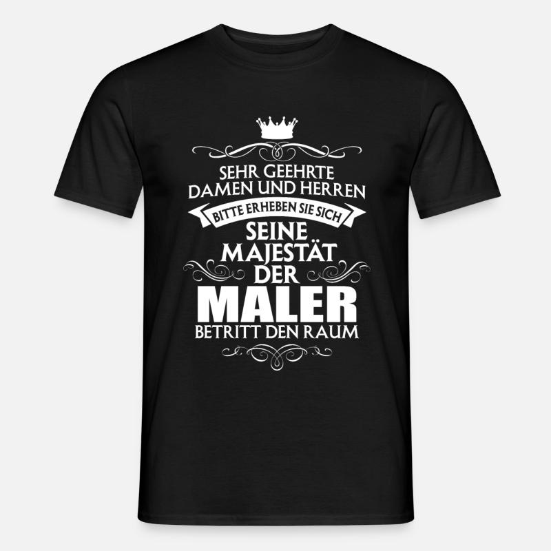 MALER - Männer T-Shirt - Schwarz