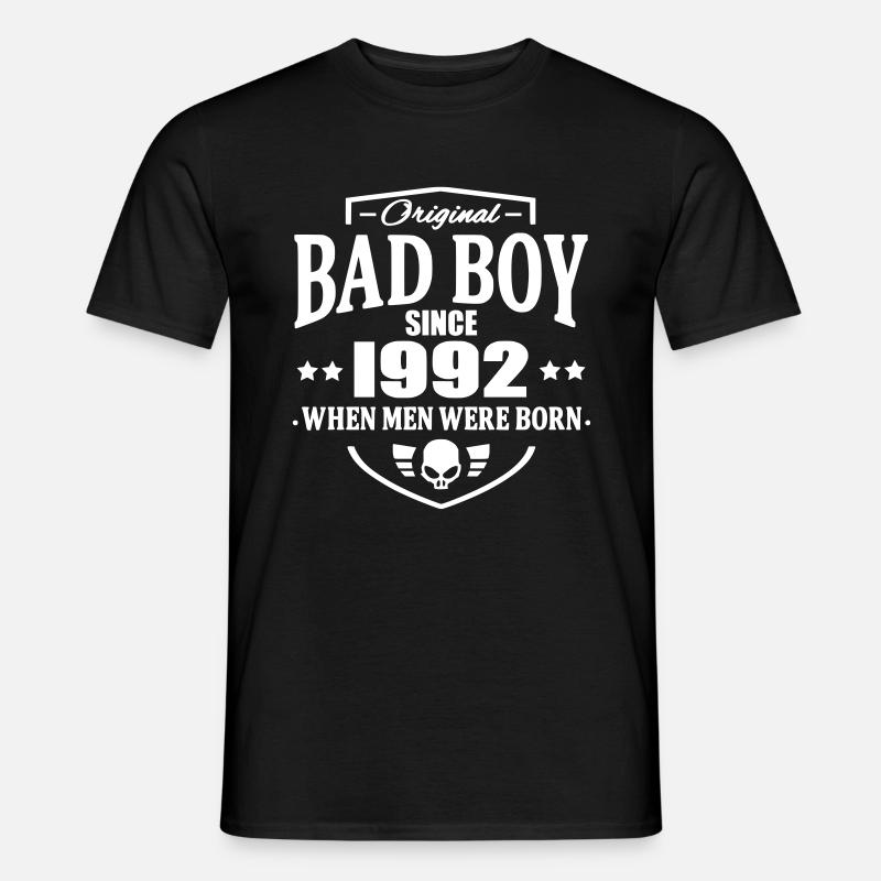 Bad Boy Since 1992 - Männer T-Shirt - Schwarz