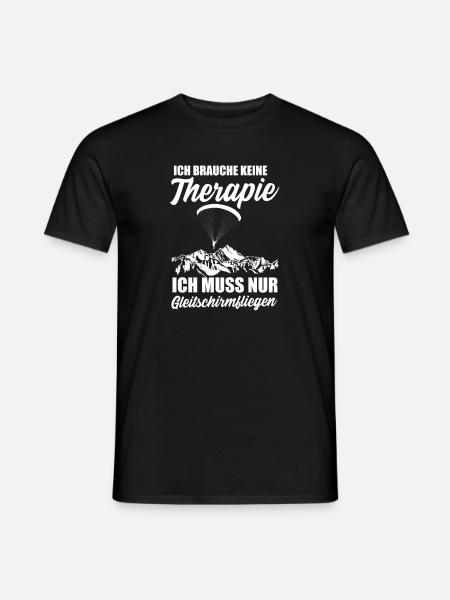 Gleitschirm Paragliding Gleitschirmfliegen - Männer T-Shirt - Schwarz