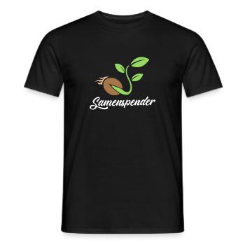 Cadeau de drôles de donneur de sperme - T-shirt homme - noir - Devant - AI Model Male 178 light (178cm)