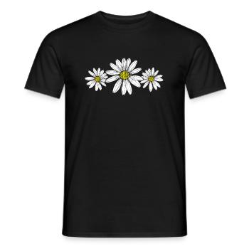 Daisy daisy gift - Men's T-Shirt - black - Front - AI Model Male 178 light (178cm)