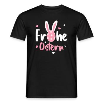 Frohe Ostern - Männer T-Shirt - Schwarz - Vorne - AI Model Male 178 light (178cm)