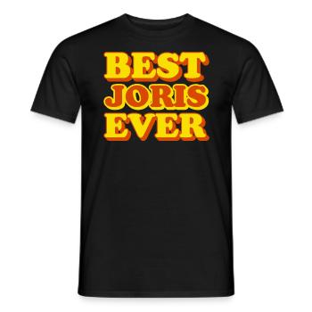 Joris Prénom Drôle Cadeau - T-shirt homme - noir - Devant - AI Model Male 178 light (178cm)