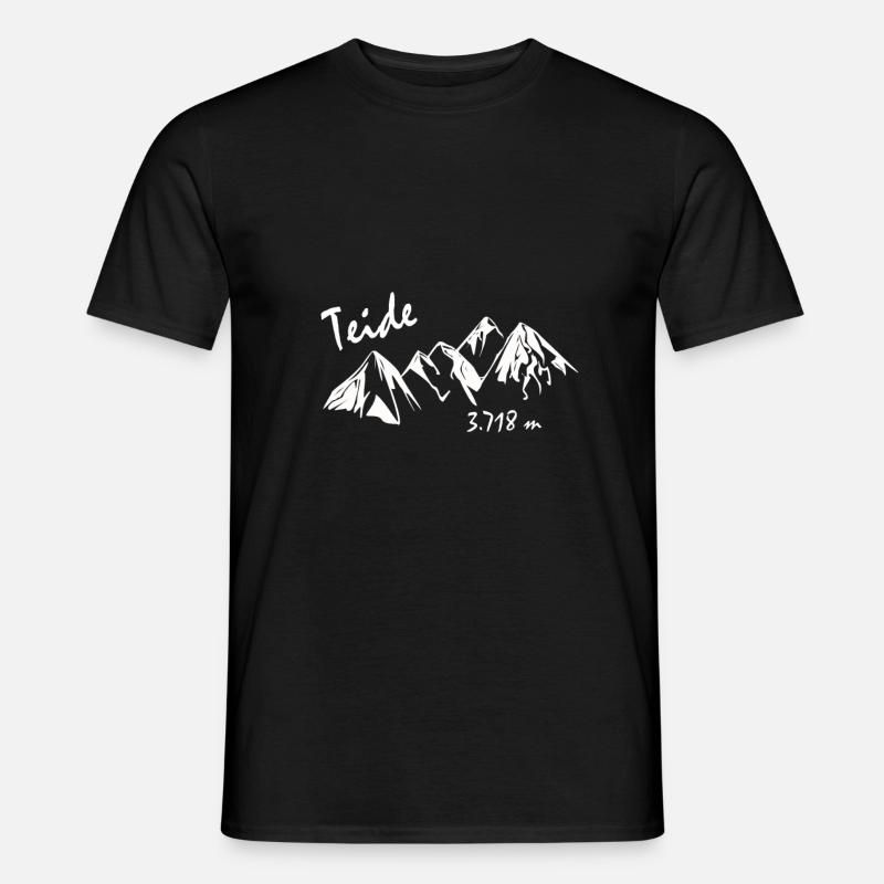 Teide - Männer T-Shirt - Schwarz