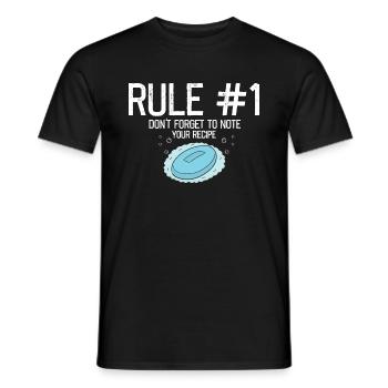 Homemade soap design for oil soap making - Men's T-Shirt - black - Front - AI Model Male 178 light (178cm)