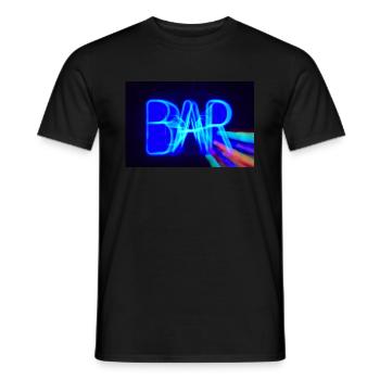 Réf. DSC 0443 - T-shirt homme - noir - Devant - AI Model Male 178 light (178cm)
