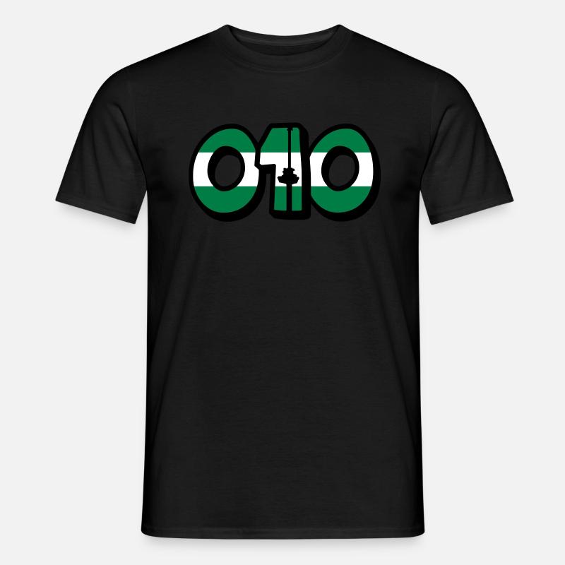 010 - Männer T-Shirt - Schwarz