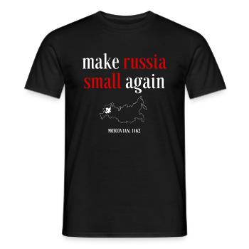 Moscovia 1462 Make Russia Small Again - T-shirt homme - noir - Devant - AI Model Male 178 light (178cm)