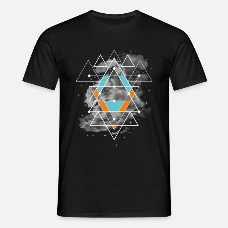 Geometric pattern - Men's T-Shirt - black
