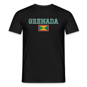 Grenade - T-shirt homme - noir - Devant - AI Model Male 178 light (178cm)