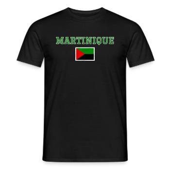 Martinique - Männer T-Shirt - Schwarz - Vorne - AI Model Male 178 light (178cm)
