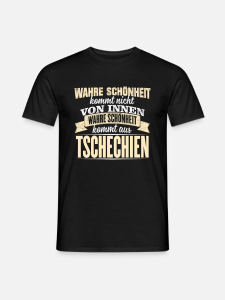 TSCHECHIEN - Schönheit - Männer T-Shirt - Schwarz