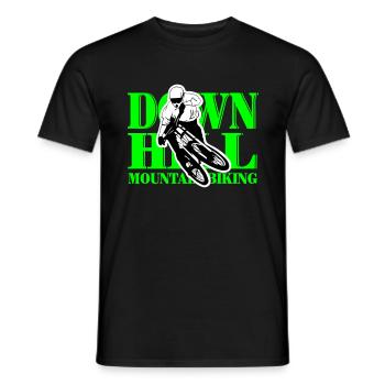 Downhill - Mountainbiking - T-shirt homme - noir - Devant - AI Model Male 178 light (178cm)